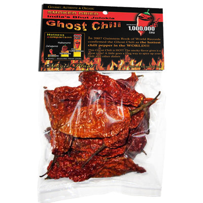 Ghost Chili Pods Smoked