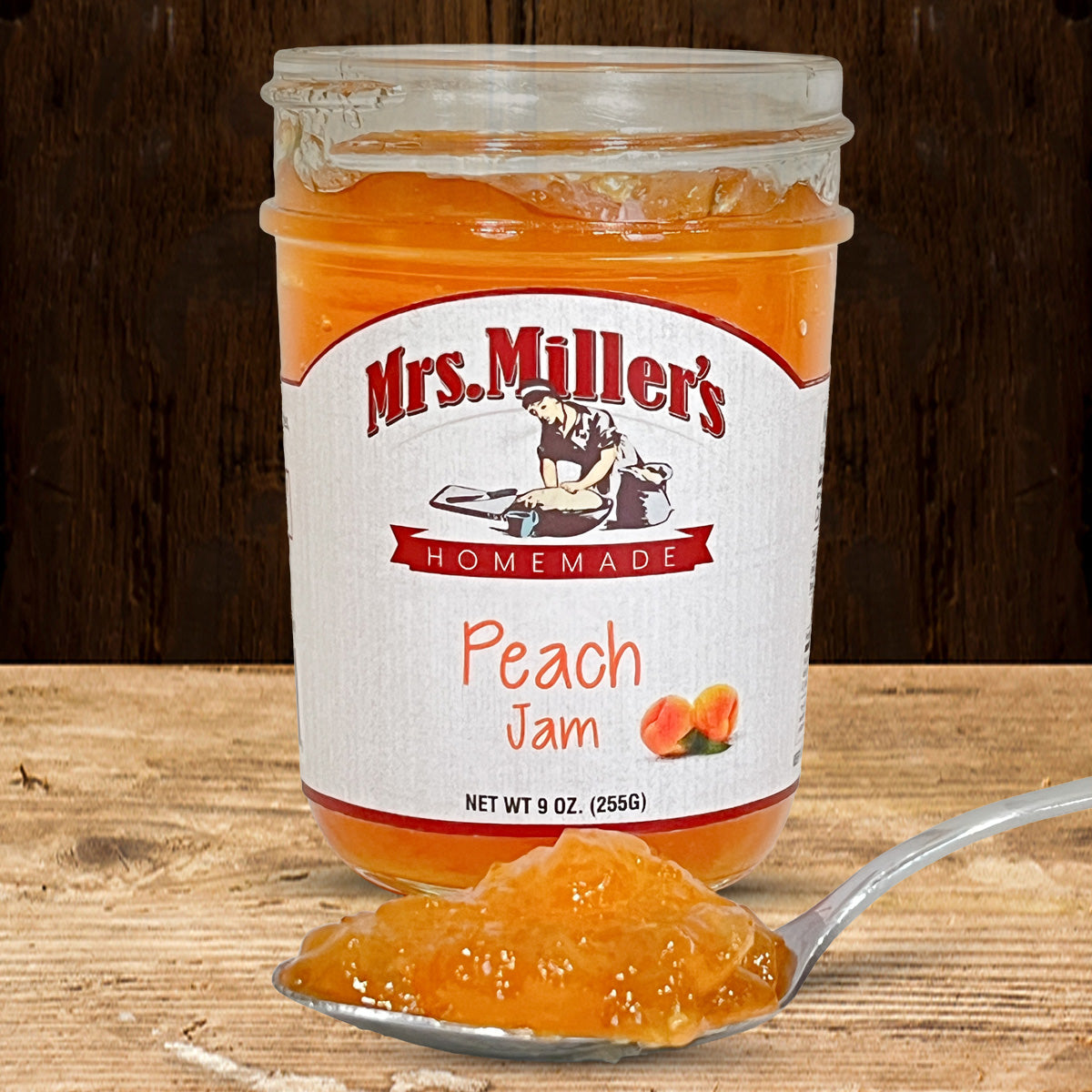 View of an open jar with a spoonful of product in front of it