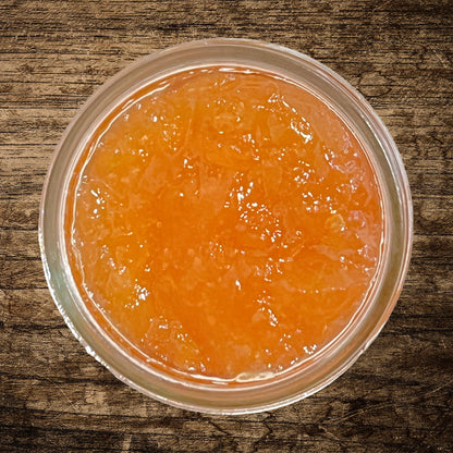 View of the top of the open jar