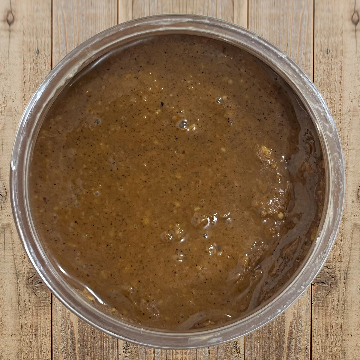 Wild Espresso Peanut Butter top view of open container